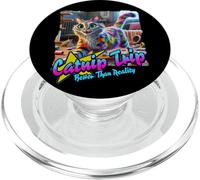 Funny Catnip Trip Better Than Reality Crazy Cats On Catnip PopSockets PopGrip for MagSafe