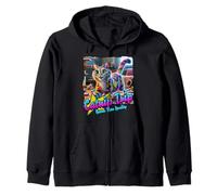 Funny Catnip Trip Better Than Reality Crazy Cats On Catnip Zip Hoodie