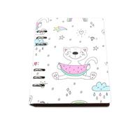 Funny Cats A5 Notebook, Pu Leather Notebooks A5, Lined Paper Work Notebook 180Pages/90Sheets, Notepad for Home, Note Pads for Journaling Writing, Office Paper Products Journal Diary