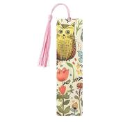 Funny Cats Birds and Flowers Printed Metal Bookmarks M - Pink Lightweight Aluminium Book Marker for Books, Journals & Gifts, Ideal Book Lovers, Holiday Decor & Crafts