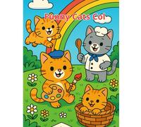 Funny Cats Col: Cute and Easy Cat Pictures to Color for Kids Ages 2-4
