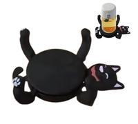 Funny Cats Cup Holder 3d Printed Cat Coaster 17x12x3cm Creative Coasters C-at Mug Holder Non-Slip Heat Resistant C-at For Women Men Decorative Home Accessories