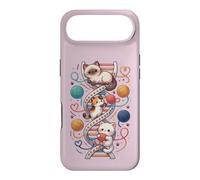 Funny Cats DNA Kitten Molecular Helix Genetics Biology Cat Case for iPhone Air
