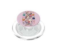 Funny Cats DNA Kitten Molecular Helix Genetics Biology Cat PopSockets PopGrip for MagSafe