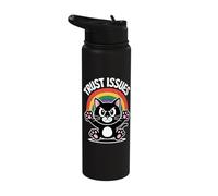 Funny Cats Kittens Joke Sarcastic Sarcasm Stainless Steel Insulated Water Bottle
