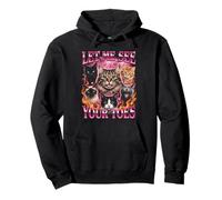 Funny Cats Let Me See Your Toes Pullover Hoodie