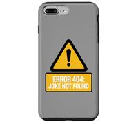 Funny Caution Error 404 Computer Joke Costume Not Found Case for iPhone 7 Plus/8 Plus