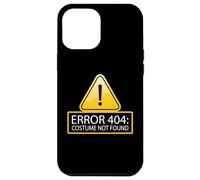 Funny Caution Error 404 Computer Joke Costume Not Found Meme Case for iPhone 12 Pro Max