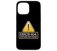Funny Caution Error 404 Computer Joke Costume Not Found Meme Case for iPhone 13 Pro Max