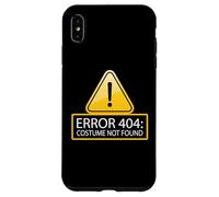Funny Caution Error 404 Computer Joke Costume Not Found Meme Case for iPhone XS Max