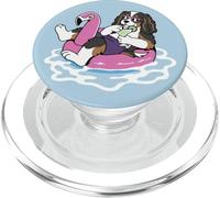 Funny Cavalier King Charles Pool Float Flamingo Summer Party PopSockets PopGrip for MagSafe