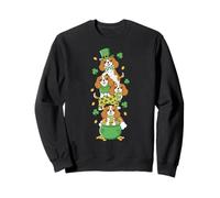 Funny Cavalier King Charles Spaniel Clover St Patricks Day Sweatshirt