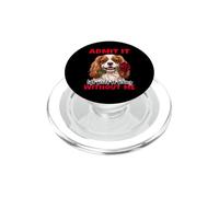 Funny Cavalier King Charles Spaniel Dog Lover Rose Pun PopSockets PopGrip for MagSafe