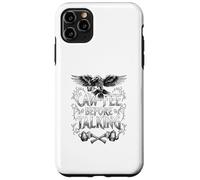 Funny Caw-Fee Before Talking Raven Coffee Crow sarcastic Case for iPhone 11 Pro Max