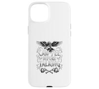 Funny Caw-Fee Before Talking Raven Coffee Crow sarcastic Case for iPhone 15 Plus