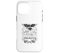 Funny Caw-Fee Before Talking Raven Coffee Crow sarcastic Case for iPhone 16 Pro Max