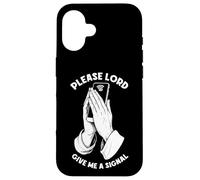 Funny Cell Phone Bad Wifi Prayer Lord Give Me A Signal Case for iPhone 16