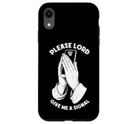 Funny Cell Phone Bad Wifi Prayer Lord Give Me A Signal Case for iPhone XR