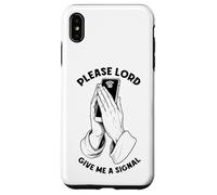 Funny Cell Phone Bad Wifi Prayer Lord Give Me A Signal Case for iPhone XS Max
