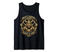 Funny Celtic Irish Viking Born a Warrior, Raised an Eejit Tank Top