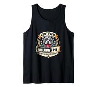 Funny Certified Friendly Pit Don’t Believe the Rumors Tank Top