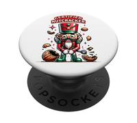 Funny Certified Nutcracker - Cheeky Christmas Humour PopSockets Adhesive PopGrip