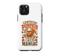 Funny Certified Pumpkin Pie Maniac Retro Fall Autumn Case for iPhone 11 Pro
