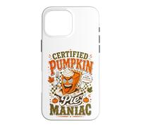 Funny Certified Pumpkin Pie Maniac Retro Fall Autumn Case for iPhone 16 Pro Max
