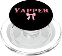 Funny Certified Yapper Y2K Yapping Bow Coquette PopSockets PopGrip for MagSafe