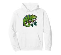 Funny Chameleon Owner Branches Tree Humor Reptile Keeper Pullover Hoodie