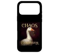Funny Chaos Coordinator Goose Royal Portrait Baroque Paint Case for iPhone 17 Pro Max