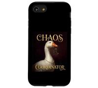 Funny Chaos Coordinator Goose Royal Portrait Baroque Paint Case for iPhone SE (2020) / 7/8