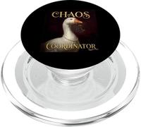 Funny Chaos Coordinator Goose Royal Portrait Baroque Paint PopSockets PopGrip for MagSafe