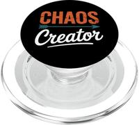 Funny Chaos Creator Mischief Naughty Parents Kids PopSockets PopGrip for MagSafe