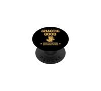 Funny Chaotic Good Saying Good Intentions Questionable PopSockets Adhesive PopGrip