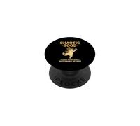 Funny Chaotic Good Saying Good Intentions Questionable PopSockets Adhesive PopGrip