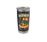 Funny Charles Darwin Evolution Biology Science History Humor Stainless Steel Insulated Tumbler