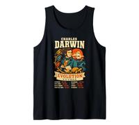 Funny Charles Darwin Evolution Biology Science History Humor Tank Top