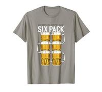Funny Check Out My Six Pack Novelty Beer Women's and Men's T-Shirt