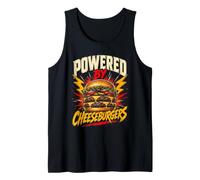 Funny Cheeseburger Saying Humor Joke Gag Tank Top