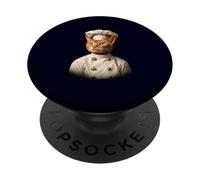 Funny Chef Cat Cooking Humor Culinary Animal Meme PopSockets Adhesive PopGrip