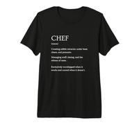 Funny Chef Definition Sarcastic Dictionary Premium T-Shirt