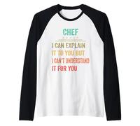 Funny Chef I Can Explain It to You Family Raglan Baseball Tee