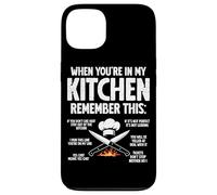 Funny Chef My Kitchen My Rules Case for iPhone 13