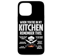 Funny Chef My Kitchen My Rules Case for iPhone 13 Pro Max