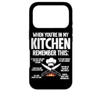 Funny Chef My Kitchen My Rules Case for iPhone 17 Pro
