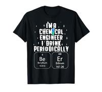 Funny Chemical Engineer Beer Periodically Engineering T-Shirt