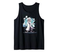 Funny Chemist with Test Tube Costume for mad Scientists Tank Top