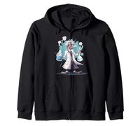 Funny Chemist with Test Tube Costume for mad Scientists Zip Hoodie