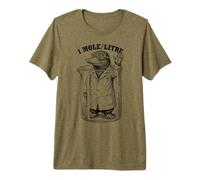 Funny Chemistry One Mole Per Litre Chemist Lab Science Premium T-Shirt
